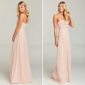 Show Me Your Mumu Blush Bonbon Strapless Dress